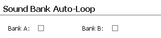 Sound Bank Auto-Loop Settings
