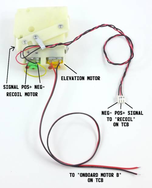 Taigen mechanical recoil wiring