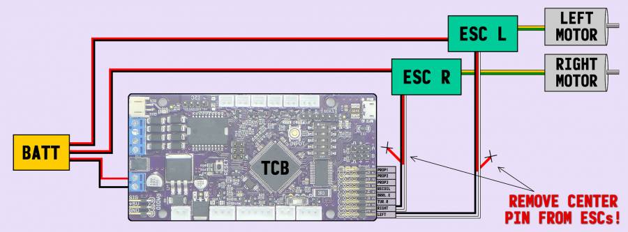 Dual ESCs